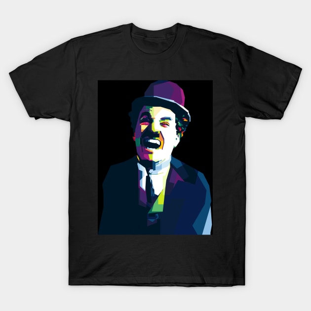 Charlie Chaplin T-Shirt by WPAP46